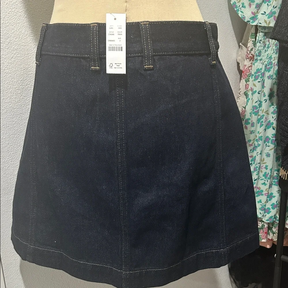 J. Crew Patch-pocket denim mini skirt in Rinse wash women’s size 2 NWT - Picture 6 of 7